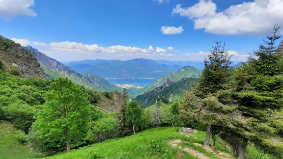 Panorama dal Rifugio Elisa