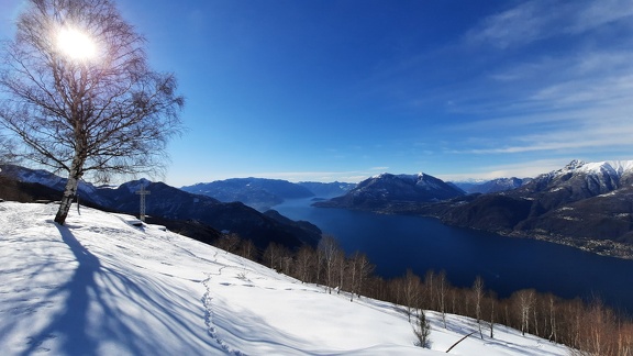 Panorama dall'Alpe di Camaggiore